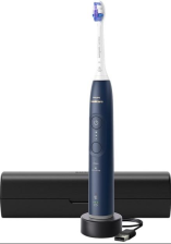 Щітка зубна електрична Philips, Sonicare 6100 Series, 62т. колив/хв, насадок-1, футляр, синій HX7403/05