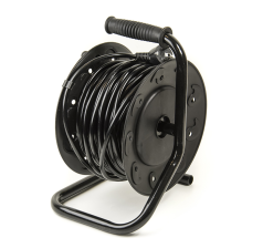 Подовжувач на котушці PowerPlant 20 м, 3x1.5мм2, 10А, 4 розетки, морозостійкий (JY-2002/20)