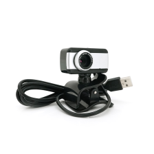 Веб-камера Q19, 720p, пласт. корпус, Black/Silver, Q50
