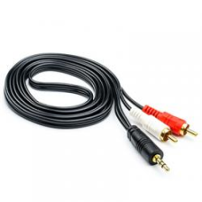 Аудіокабель Atcom (10708) mini-jack(M) - > 2 RCA (M) пакет, 3 м.