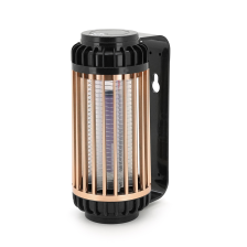 Знищувачі комах та комарів Thunderbolt KY-003B, охоплення 360°, акб 1600mAh, UV-лампа 365нм, чорна, 155*90мм 