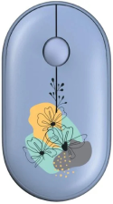 Миша  2E MF300 Flora Mallow Silent Wireless Blue (2E-MF300WFLORABL)