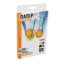 Фотопапір ColorWay глянцевий 230г/м, 10х15 ПГ230-50
