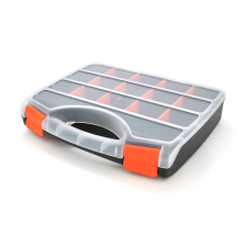 Пластиковий переносний ящик для інструментів   310x250x60, 15 відділеннь