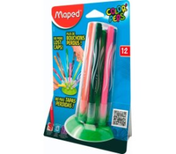 Фломастери MAPED COLOR PEPS JUNGLE Innovation, 12 цв. (MP.845445)