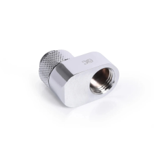 Фітинг  Alphacool Eiszapfen 16mm off set fitting rotatable  - chrome