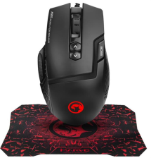 Мишка  Marvo M355+G1 USB Black (M355+G1)