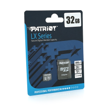 Карта пам'яті  Patriot LX microSDHC Class 10 UHS-I, 32GB