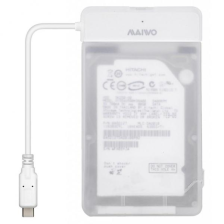 Кишеня зовнішня Maiwo K104-U3S 2.5" USB 3.0 Прозорий