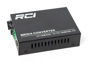Медіаконвертер  RCI RCI902W-FE-20-R (100M, 20km, SC, RJ45, Tx 1550nm, standart size metal case)