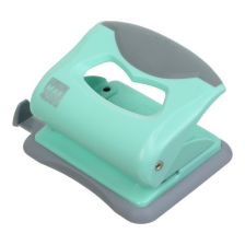 Діркопробивач Buromax пластиковий PASTEL, до 20 аркушів, 125 х 95 х 65 мм, м'ятний (BM.4020-38)