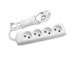 Мережевий подовжувач Panasonic X-tendia 4 розетки, 2м (WLTB02422GR-UA)