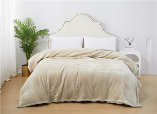 Покривало  Ardesto Delicate 200х220см, 100% поліестер, бежевий ART0202DE