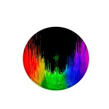 Килимок  RAZER 7 з боковою прошивкою (круглий), товщина 3 мм, Пакет