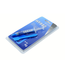  Паста термопровідна HY-880 4g, шприц, Grey,> 5,15W / m-K, <0.004 ° C-in² / W, -30 ° ≈340 °, + лопатк