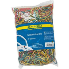 Резинки для грошей  Buromax JOBMAX assorted colors, 200г (BM.5503)