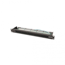 Патч-панель   19" телефонна 1U, 50xRJ-45, Cat.3, DUAL type Voltronic (PPU50-1U)