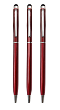 Стилус-ручка  Value для ємнісних екранів Вишневий (комплект 3 шт.) (S0531x3)