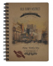 Блокнот  Buromax spiral side, А6, 80sheets, KRAFT, square, assorted (BM.2483)