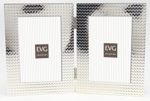 Фоторамка EVG ONIX 2-10X15 S16 Double Silver