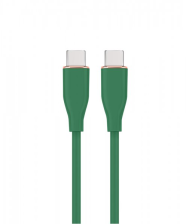 Кабель  Cablexpert Premium 2.1A Type-C / Type-C 1.5m Green (CC-USB2S-CMCM-1.5M-G)