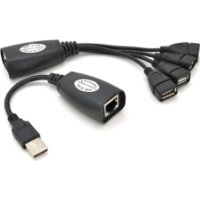 Адаптер  Voltronic USB extender 50 m RJ-45 to 4xUSB AF (YT-EC USB-RJ-45/M+4RJ-45)