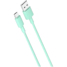 Кабель USB 2.0 AM to Micro 5P 1.0m 2.4A green XO (NB156-M-GR)
