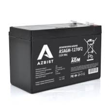 Акумулятор для ДБЖ AZBIST Super AGM ASAGM-1270F2, Black Case, 12V 7.0Ah (151 х 65 х 94 (100)) Q10