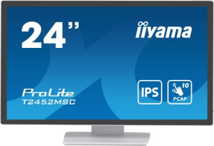 Монітор  iiyama T2452MSC-W1 White