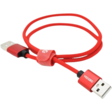 Кабель USB 2.0 AM/AM 0.5m red VEGGIEG (YT-AM/AM-UA-0.5)