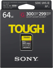 Карта пам'яті  Sony 64GB SDXC C10 UHS-II U3 V90 R300/W299MB/s Tough 