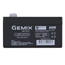 Акумуляторна батарея  Gemix 12 V 1.2 Ah Security Series AGM (GB12012)