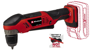 Дриль кутова акумуляторна  Einhell TE-AD 18 Li - Solo PXC 18В 1100 об·хв 45Нм патрон 10мм 1.22кг 4514290