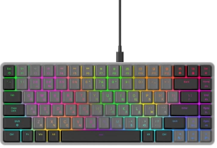 Клавіатура  GamePro MK141R Red Swich Low Profile RGB USB Dark Gray (MK141R)