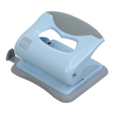 Діркопробивач  Buromax пластиковий PASTEL, до 20 аркушів, 125 х 95 х 65 мм, блакитний (BM.4020-14)