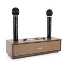 Колонка  Kisonli G102 Bluetooth 5.3,Two microphone, 2х8W, 1800mAh, USB/TF/BT/AUX, DC: 5V, BOX, Brown,