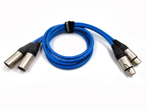 Кабель Melodika Sky Blue SB2X30 Cable 2xXLR - 2x XLR - 3m