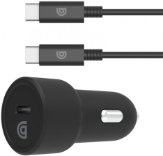 Автомобільний зарядний пристрій  Griffin Single Port 15W Black with Type-C cable (GP-088-BLK)