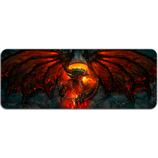Килимок  300*600 тканинний World of Warcraft Dragon з боковою прошивкою, товщина 2 мм, Пакет