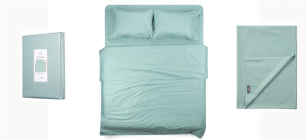 Простирадло  Ardesto Mix&amp;Match, 180х240см, 100% бавовна, сатин, шавлія ART1824FSG