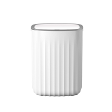 Сенсорне відро для сміття  JAH 12 л прямокутне Nordic білий-сірий