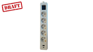 Мережевий подовжувач  2E 2E-SP515M3USBWH