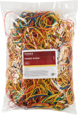 Резинки для грошей  Delta by Axent assorted colors, 1000г (D4623)