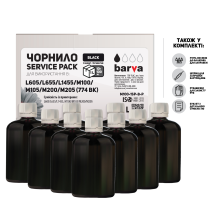 Чорнило  Barva EPSON M100/M105/M200/M205 10x100 мл BLACK 774BK (M100-1SP-B-P)