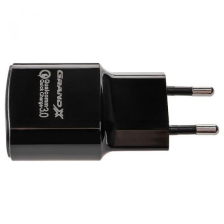 Зарядний пристрій Grand-X QС3.0 Quick Charge 5V 1,5-3A 1хUSB + micro USB Black (CH-550BM)