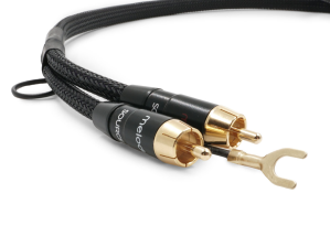 Кабель Melodika Purple 2xRCA PHONO cable for a turntable with a grounding wire length 1m 