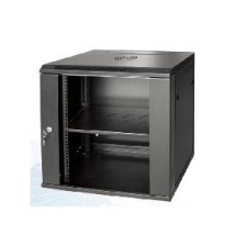 Шафа настінна 19", 15U глибина 450мм, RAL9004 KINGDA KD-007-6415