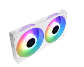 Вентилятор  ID-Cooling Icefan 240 ARGB Snow, 245x125x27мм, 3-pin, 4-pin PWM, білий