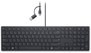 Клавіатура  Dell Pro KB525C ENG/UKR Black (580-BBTG)