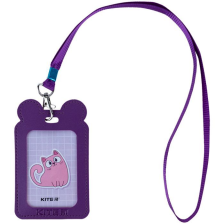 Бейдж   Kite вертикальний на шнурку, фіолетовий (K24-296-1)